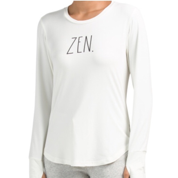 Rae Dunn Tops - Rae Dunn Long Sleeve Keyhole Top  w/Thumb Holes NWT